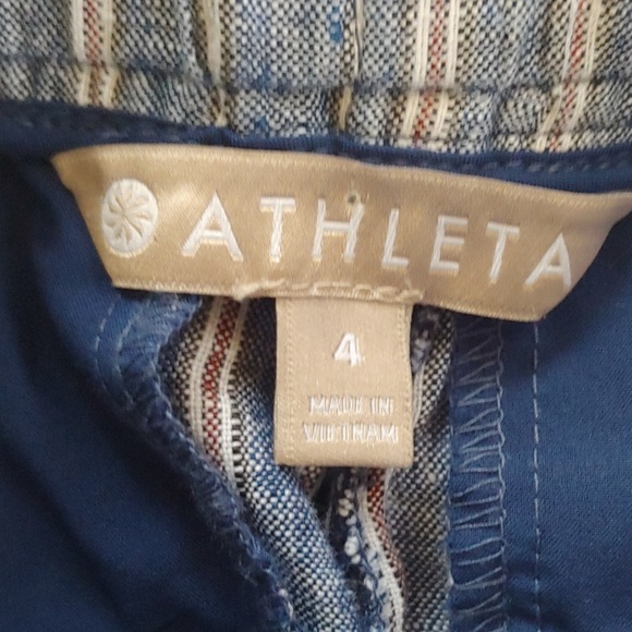 SOLD Athleta Cabo Tide Linen Shorts NWOT - Picture 4 of 6
